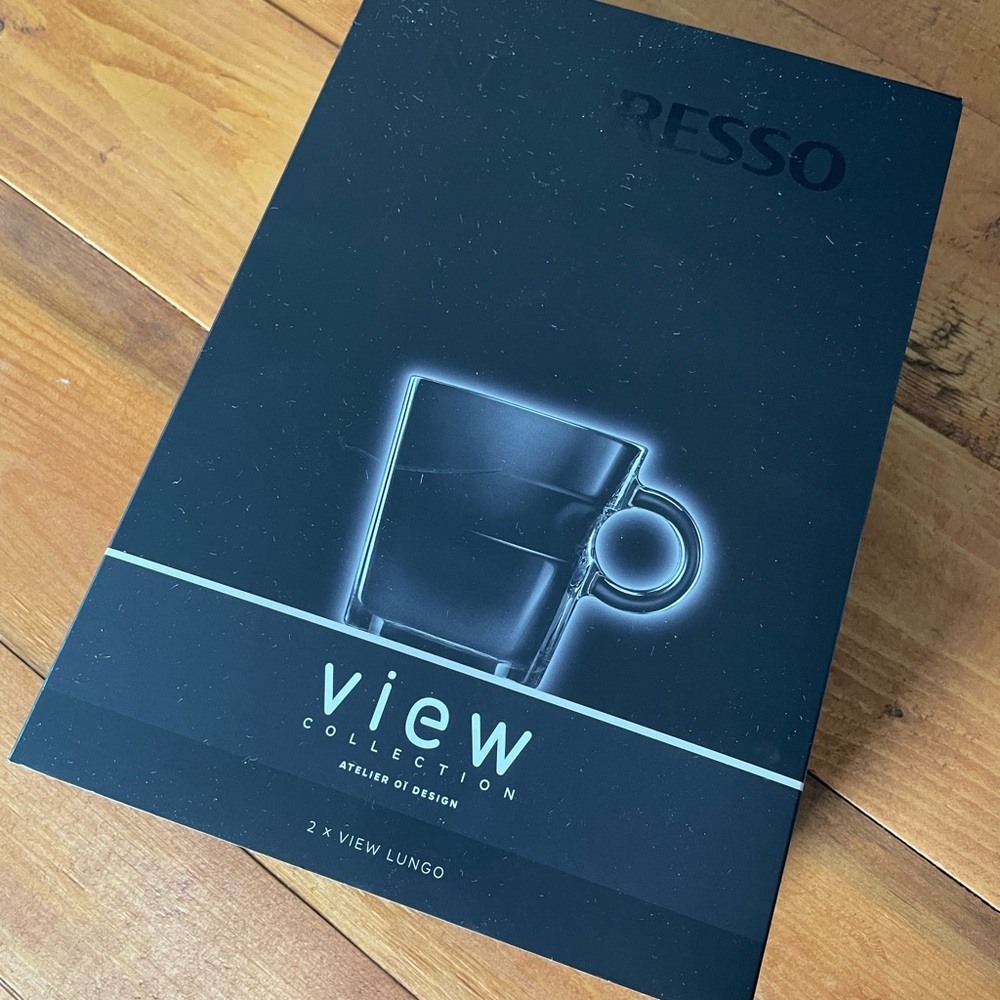 Set of 2 Nespresso espresso cup
